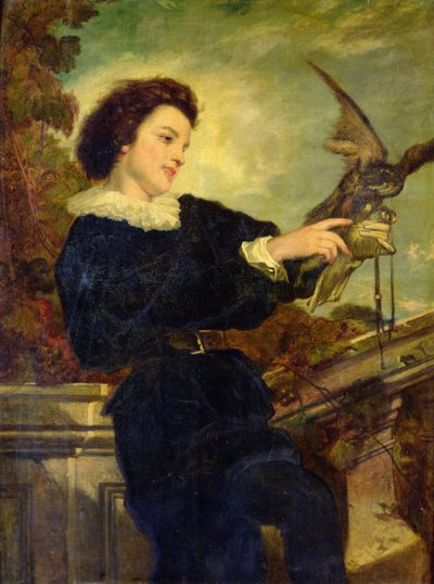 The Falconer by Alphonse Carrière